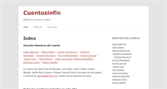 Desktop Screenshot of cuentosinfin.com